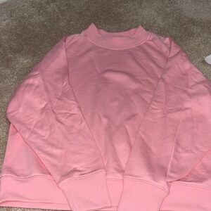 Workshop Republic Clothing Pink Crew Neck Sweater